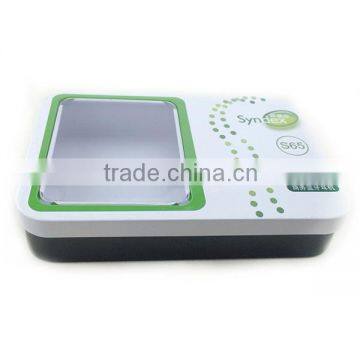 bluetooth headset tin packaging,usb tin case,make usb tin case with pvc window