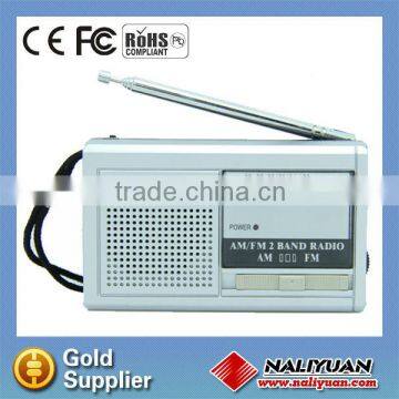 Hot sales classic shape AM/FM radio with speaker for promotion