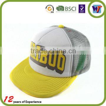 Custom Camo Color 5 Panel Snapback Hat Printed Mesh Trucker Cap photo-5