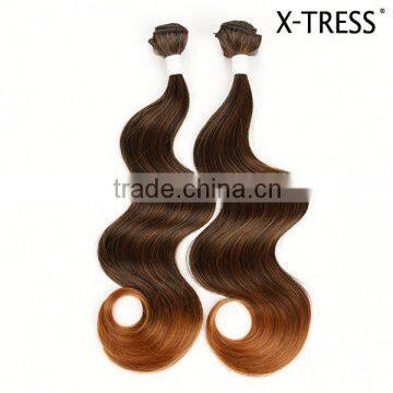 T TOW COLOR 1B 30 Best Prices OEM design body wave synthetic hair weave bundle