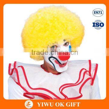 Carnival Funny Dress Masquerade Party Rainbow Clown Wig photo-3