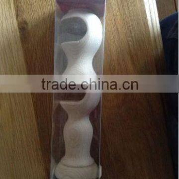 PVC Box Package Double Wooden Curtain Pole Brackets