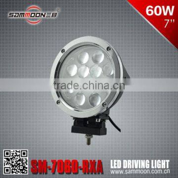 Super brightness 7inch 60W LED driving light, led spot light
