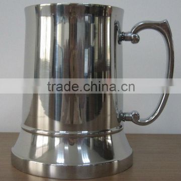 Double Wall Metal Beer Mug/Tankard