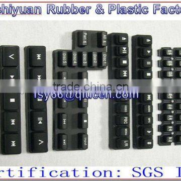 custom transparent silicone buttons of Instruments adhesive small silicone buttons keypad Conductive carbon particlesn keypads