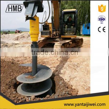 hydraulic earth auger hole digger fence post drill auger drill