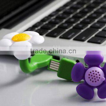 32GB plastic flower shaped USB flash drive gift 100% real capacity usb flash disk memory USB 2.0 USB 3.0