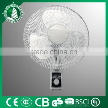 2016 new design 3plastic blades electric wall fan