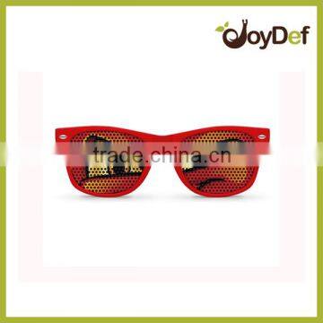 The very cute eyewear holiday promotional cartoon lens eco-friendly sunglasses with clear lens