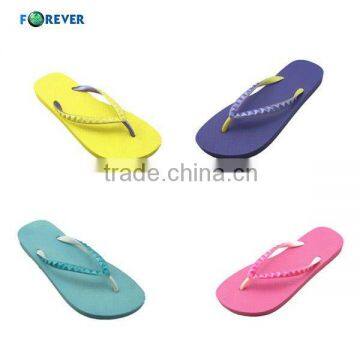 New style high quality ladies' PVC flip flops