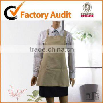 Center Divided Patch Pockets Solid Aprons Wholesale