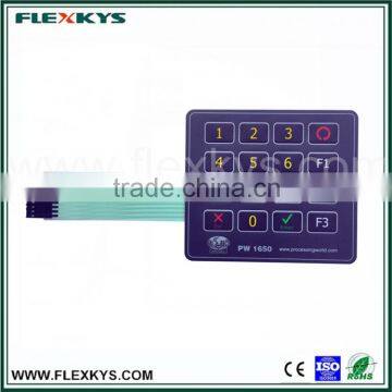 Wholesale embossing key poly dome membrane keypad