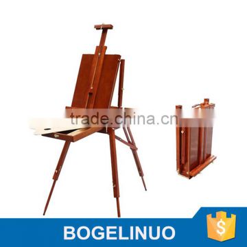 in stock 160cm portable three-legged artist oil painting easel box beech wooden easel