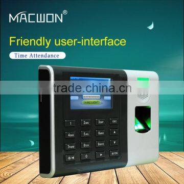 Cheap spanish biometric fingerprint time attendance system with high-speed CPU and usb-host