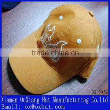 top quality customized 6 panel cap and hat,cotton golf cap