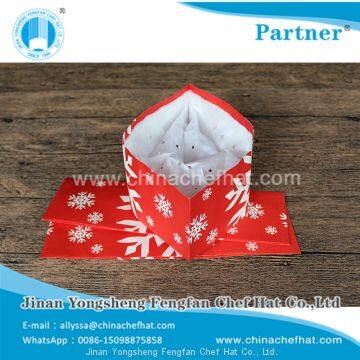 Christmas Red Paper Overseas Forage Cap photo-5