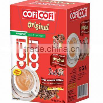 NEW 10-sachet Colorful Pouch - COFICOFI Original, Coffee Mix 3 in 1 photo-2