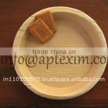 Quality and Neat Finishing Dinnerware Areca Leaf Plates for sale