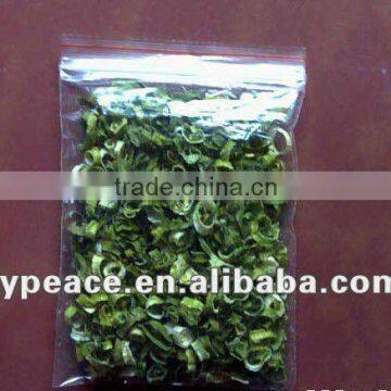 inside packing dehydrated chives granules