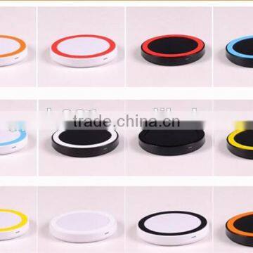 2016 New Wireless Charging Plate Quality Universal Qi Wireless Charger for Samsung Galaxy S7 Magic Disk Stand Qi
