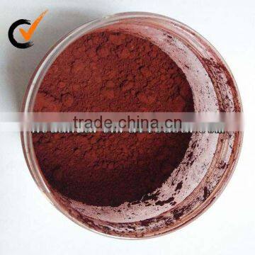 China supplier hot sale powdered pigment iron oxide red