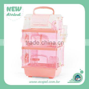 738-U3 3 floors Plastic functional metal with plastic body small animal hamster Tower cage