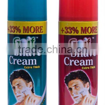 +33% more GOIF shaving cream