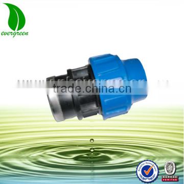 water irrigation fittings PP compression quick Female female Coupling