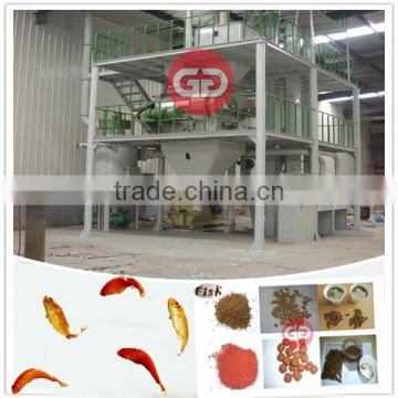 Small extruding and high end products floating fish feed pellet production line