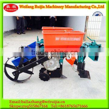 New design farm machinery fertilizer and Planting corn seeder machine used two wheel diesel engine mini walking tractor