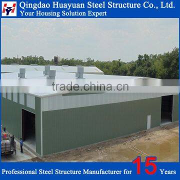 Low Cost Prefabricated Structural Steel Chicken Slaughter House for Sale