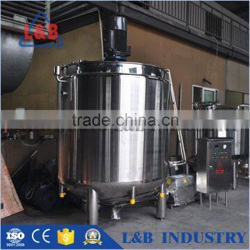 Industrial Steel Jacketed Manufacturing Plant Shampoo Mixer