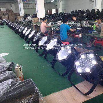 Large Concerts TV Studio equipment Outdoor Waterproof LED PAR Can 54PCS 3W