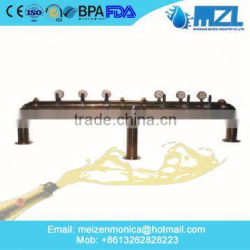 China Supplier U Shape Diffrent Holes Stainless Steel Draft Beer Tower Dispenser With Chrome Plated photo-3