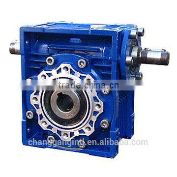 China Manufacturer RV Series Hollow Shaft Worm Transmission Gearbox photo-2