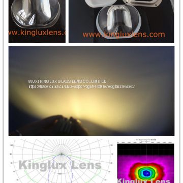 led street light lenses borosilicate glass