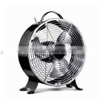 9 inch Colour Mini metal gift fan clock fan electric fan for promotion gift and present use