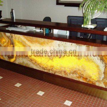 DECORATIVE BROWN GOLDEN ONYX SINKS BASINS COLLECTION photo-2