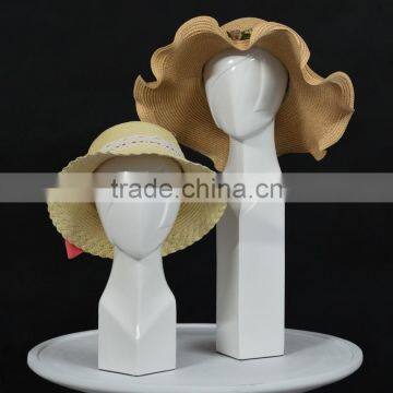 Fashion Long Neck Female mannequin Head Display For Hat/wig