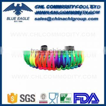 Paracord Survival Strap With Security Ring for Wide Mouth Water Bottles Carrier photo-5