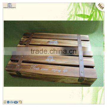 Custom Pine Fruit Vegetables Wine Beer Wooden Box photo-4