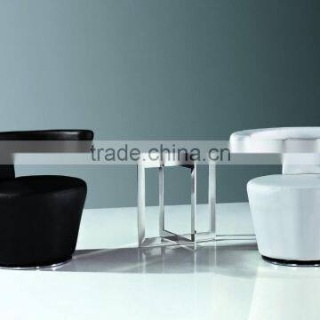 2015 Xinqing PU/Fabric Round Sofa Chair Single Sofa Chair photo-6