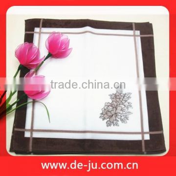 Embroidered Printing Flower Pattern Handkerchiefs