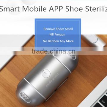 New Innovative Intelligent Mobile APP Shoe Deoderize Sterilizer, Active Oxygen Anion Smart Powerful Shoe Smell Remove Sterilizer