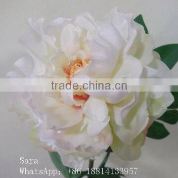SJ1011745 2 Heads Peony Silk Flower/large Silk Flowers photo-3
