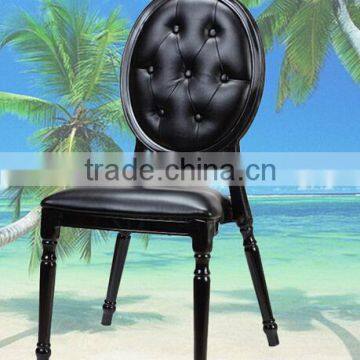 Black Oval Back Louis Banquet Chair LQ-B999B photo-2