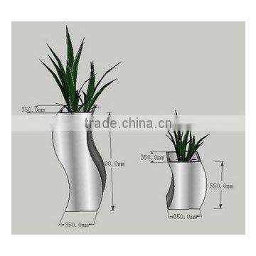 FO-9008 S-Type Stainless Steel Plant Pots photo-3