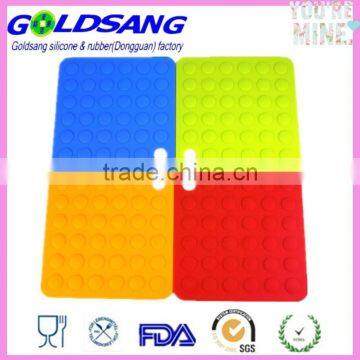 Round Shape With Lace of Silicone Cup Mat photo-3