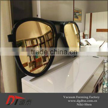 Customized home decorate hang mirrors by vacuum forming