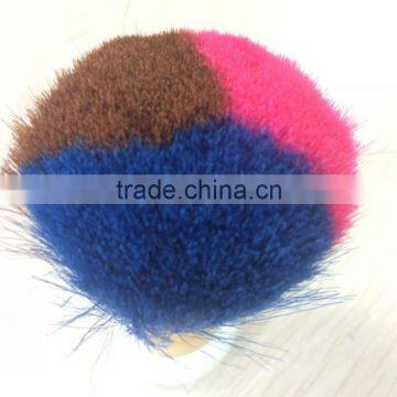 High Quality Colorful Goat Hair Kabuki Makeup Brush photo-2